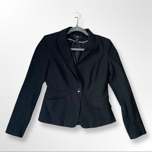 H&M Black One Button Blazer